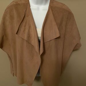 Chico’s tan suede jacket